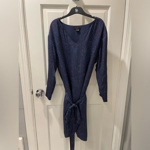 Theory navy blue dress size 10